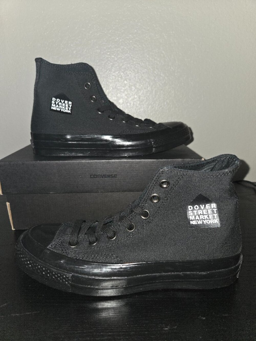 Dover Street Market x Converse Chuck 70 Triple Black